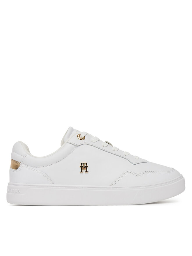 Tommy Hilfiger Sneakers Tommy Hilfiger Essential Elevated Court Sneaker FW0FW08758 Weiß