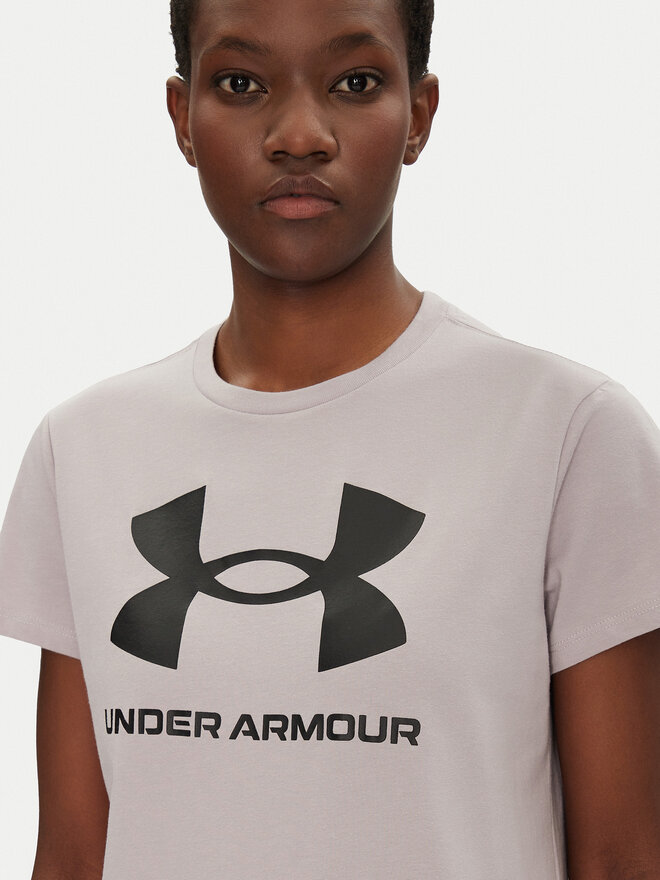Under Armour Under Armour Majica Rival Logo SS 1356305 Siva Regular Fit