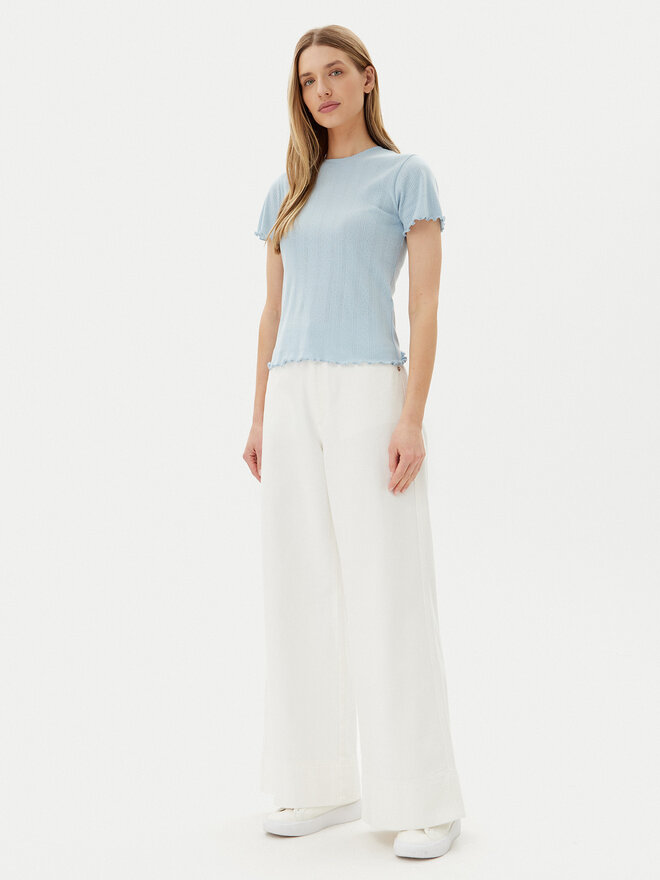 Pieces Pieces Camiseta Fia 17155480 Celeste Regular Fit