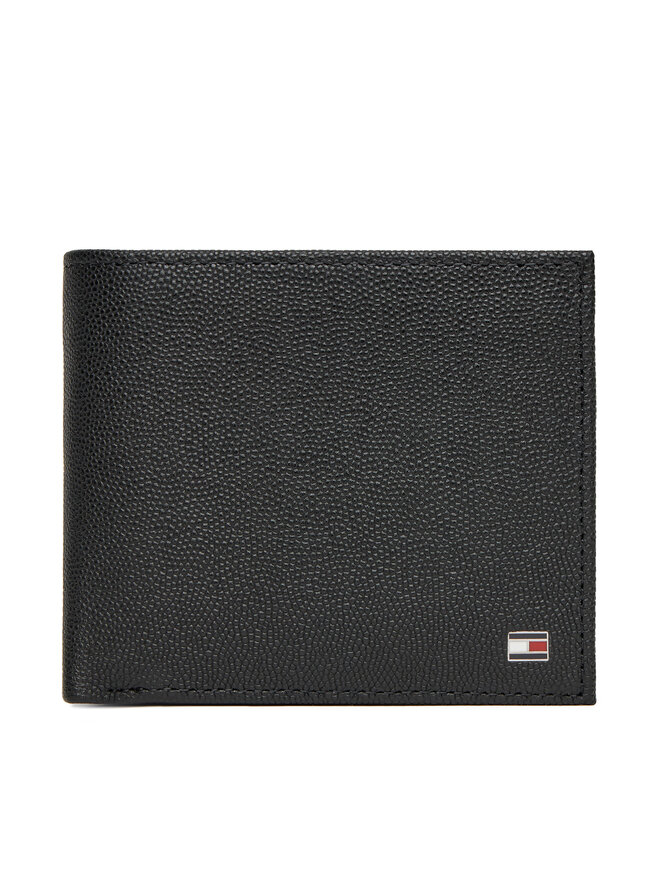 Tommy Hilfiger Geldbörse Tommy Hilfiger Th Flag Cc Flap And Coin AM0AM13520 Schwarz