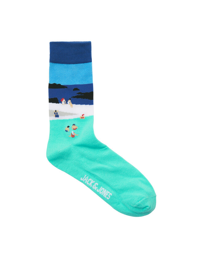 Jack&Jones 5 pares de calcetines altos para hombre Jack&Jones Sunrise 12277377 De color