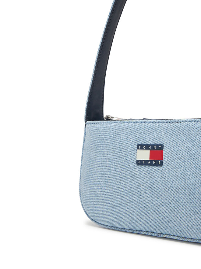 Tommy Jeans Torebka Tommy Jeans Tjw Ess Must Shoulder Bag Denim AW0AW17363 Błękitny