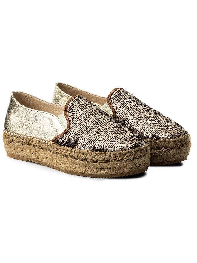 Espadrilles Eva Minge Plasencia 3C 18MC1372335ES Goldfarben eschuhe