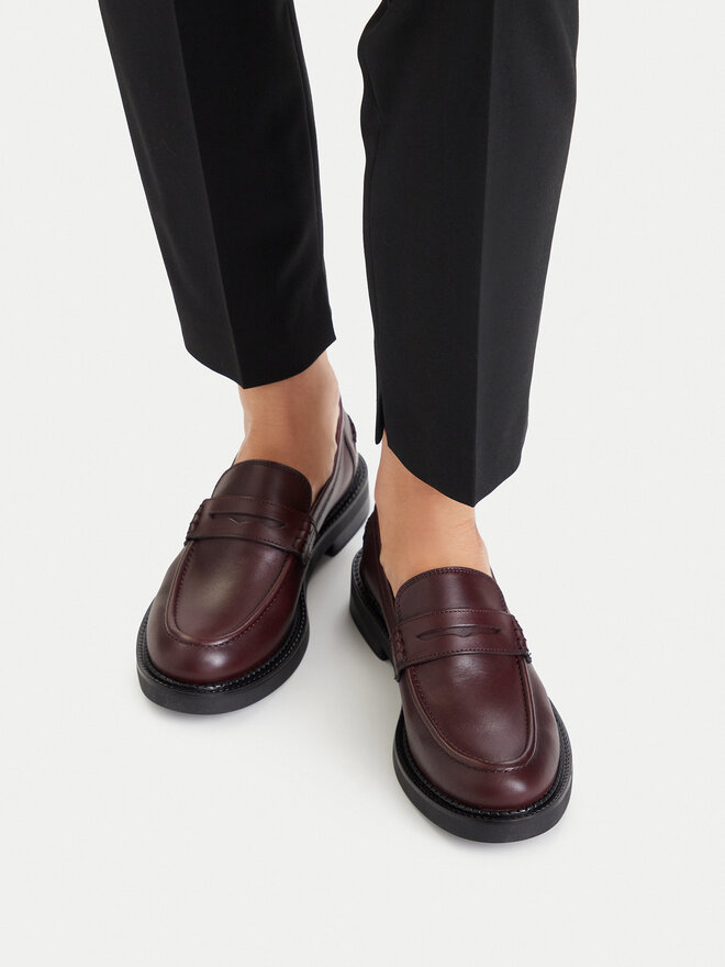 Geox Slipper Geox D Serilda D56WYE 43 C7357 Dunkelrot