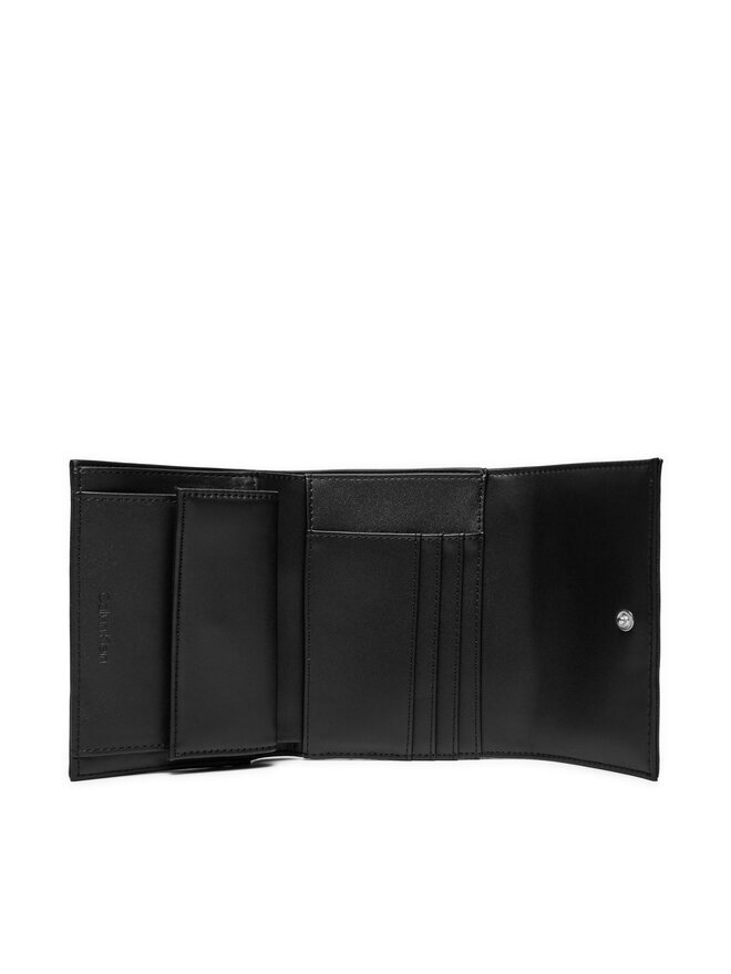 Calvin Klein Mazs sieviešu maks Calvin Klein Ck Daily Medium Trifold_Pbl K60K612851 Melns