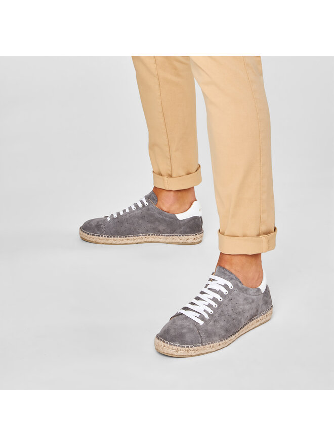 QUAZI Espadryle QUAZI QZ-63-04-000621 Szary