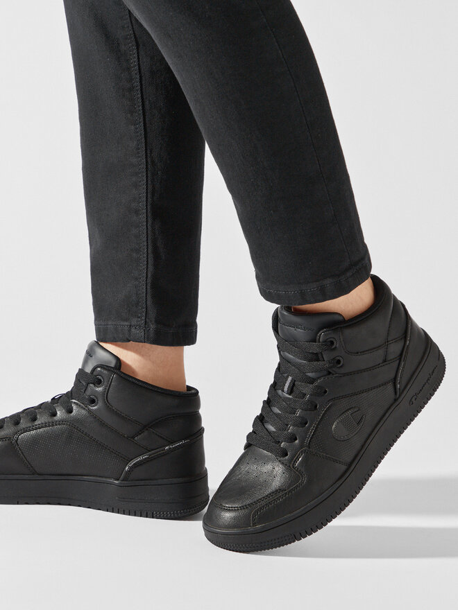 Champion Snīkeri Champion Rebound 2.0 Mid Mid Cut Shoe S21907-KK002 Melns