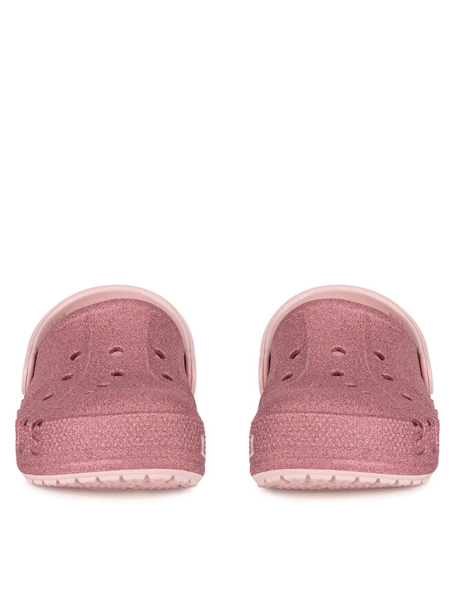 Crocs Natikači Crocs BAYA GLITTER CLOG KIDS 207015-6SR Roza