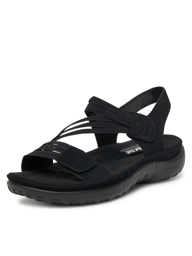 Rieker Sandali Rieker 64870-02 Črna