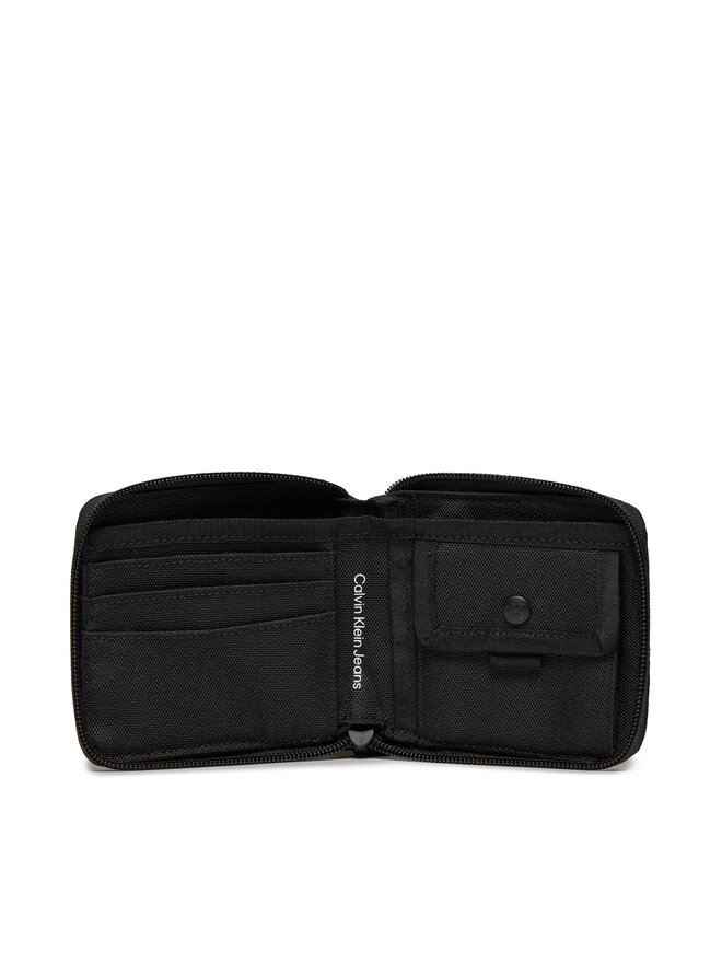 Calvin Klein Jeans Malá pánská peněženka Calvin Klein Jeans Sport Essentials Compact Zip Ut K50K510774 Černá