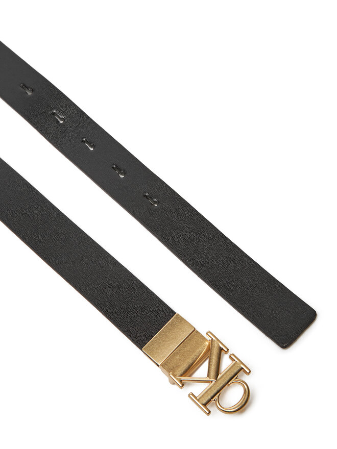 Calvin Klein Sieviešu josta Calvin Klein Monogram Plaque Buckle 25Mm Rev LV04K7005G Melns
