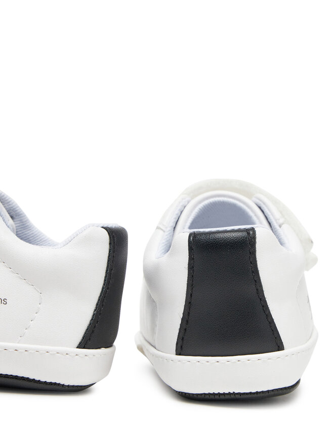 Calvin Klein Jeans Sneakersy Calvin Klein Jeans Low Cut Velcro V0B9-82070-1582 Biały