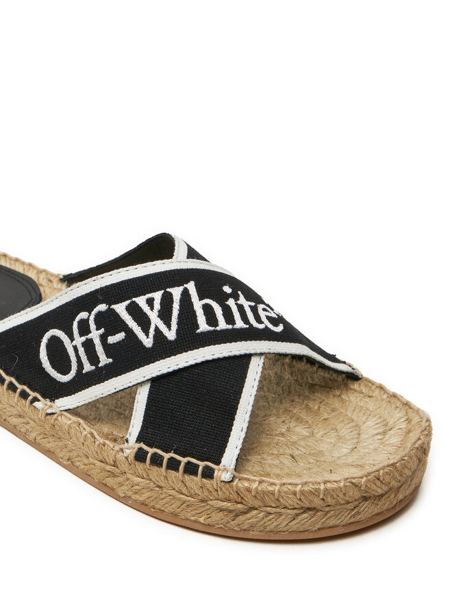 Off-White Espadrile Off-White OWIB012S23FAB0011001 Črna