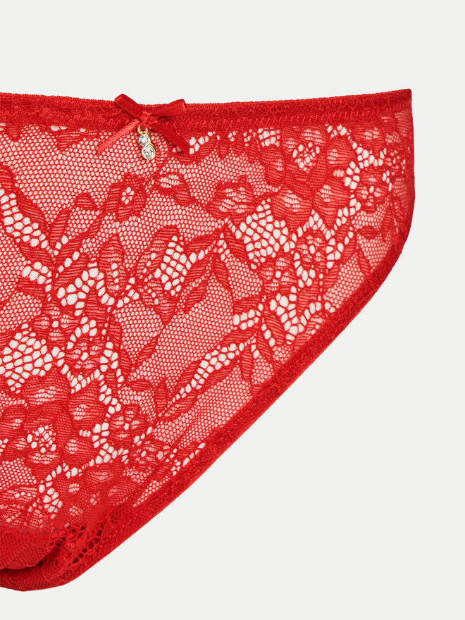 Guess Guess Klasične spodnje hlačke O5RE09 KBGT0 Rdeča Regular Fit