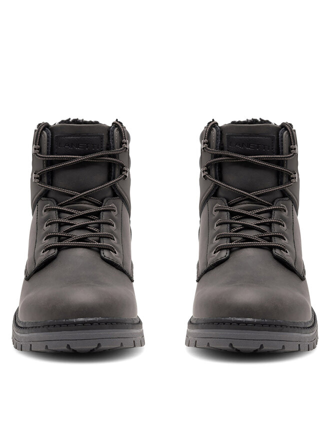 Lanetti Botines planos Lanetti VS21M2019-3 Negro