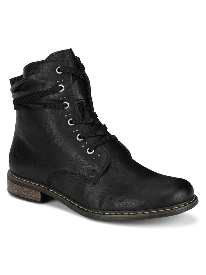 Rieker Μποτάκια Rieker 71218-00 Μαύρο