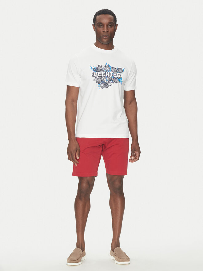 Hechter Paris Hechter Paris T-shirt 75018 151917 Bijela Regular Fit