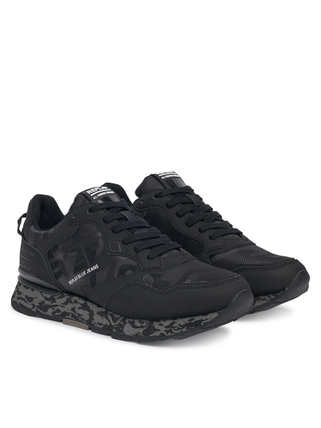 REPLAY Sneakersy REPLAY GMS68 .000.C0096T Černá