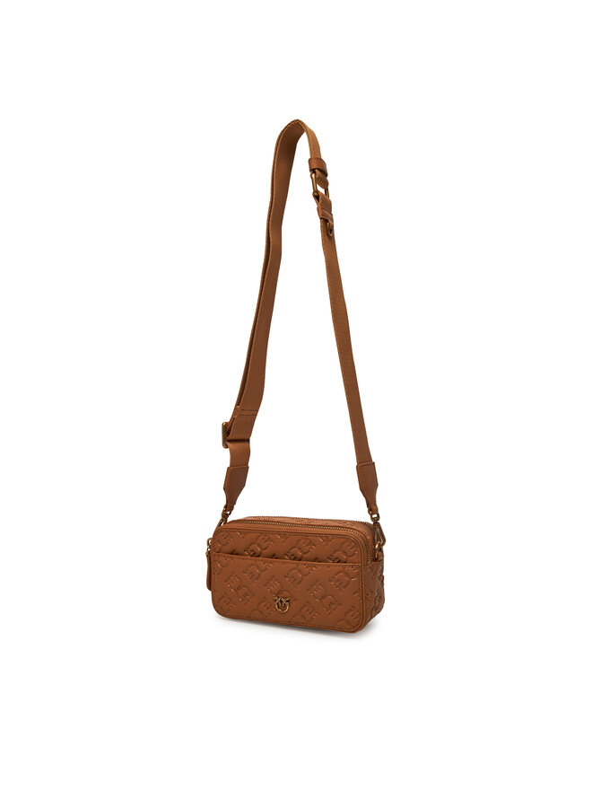 PINKO Torebka PINKO Camera Bag Mini PE 25 PLTT 104292 A1YB Brązowy