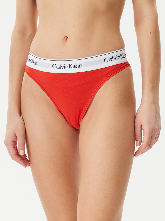 Calvin Klein Underwear Calvin Klein Underwear Klassischer Damenslip mit hoher Taille LV00QF8319 Rot