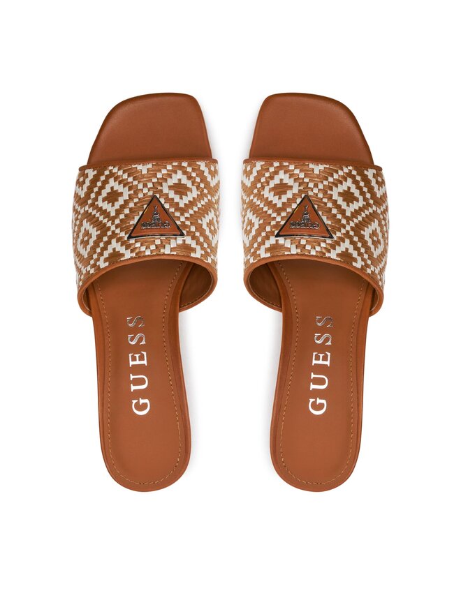 Guess Παντόφλες Guess Gables3 FLGGA3 ELE03 Μπεζ