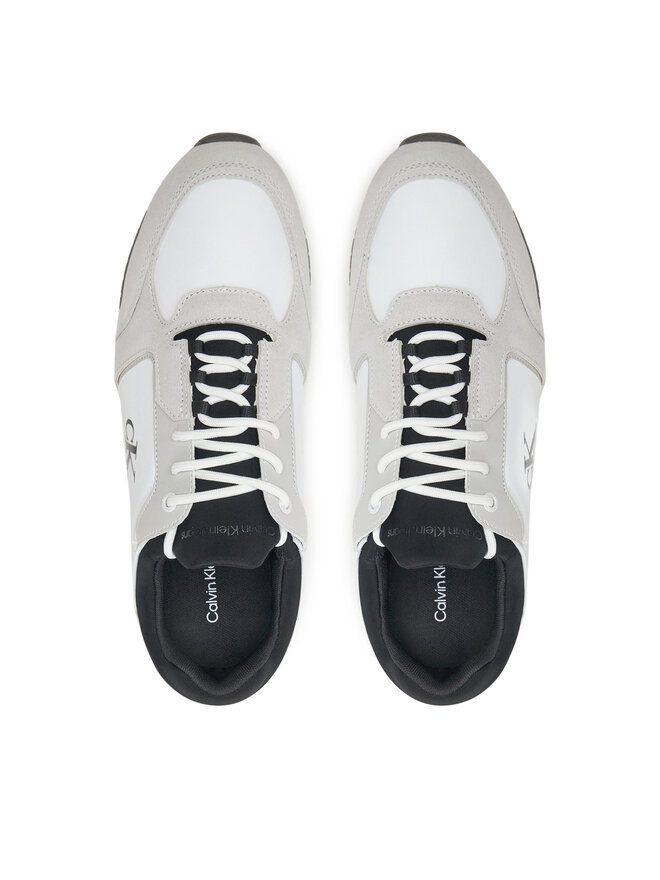 Calvin Klein Jeans Sneakersy Calvin Klein Jeans Retro Sock Runner Mg Wmm YM0YM01152 Biały
