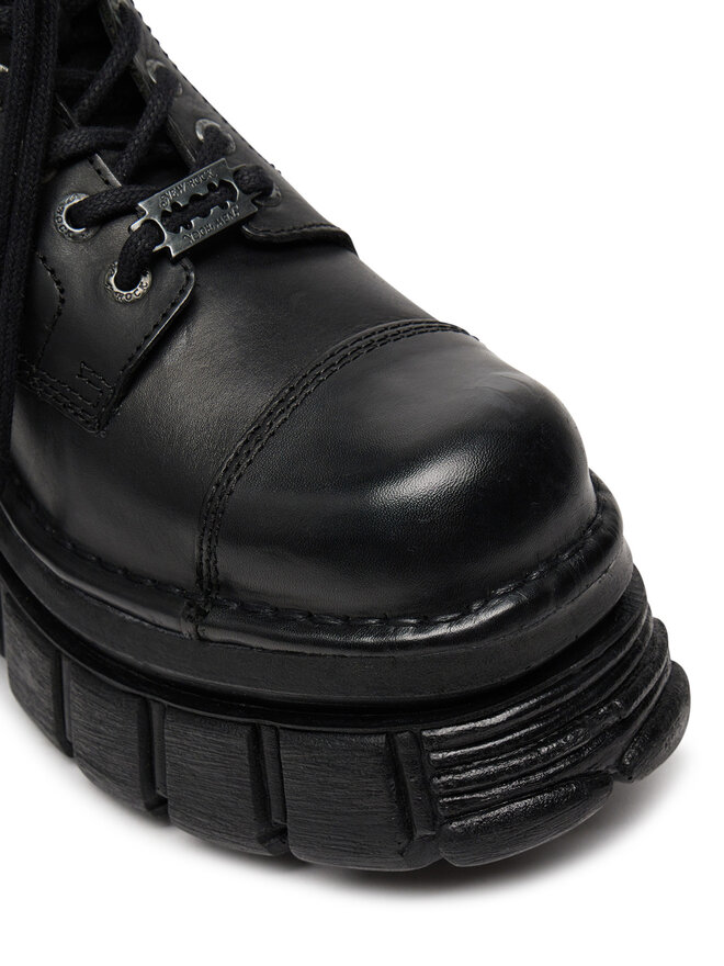 NEW ROCK Glany NEW ROCK M-NEWMILI083-S21 Czarny