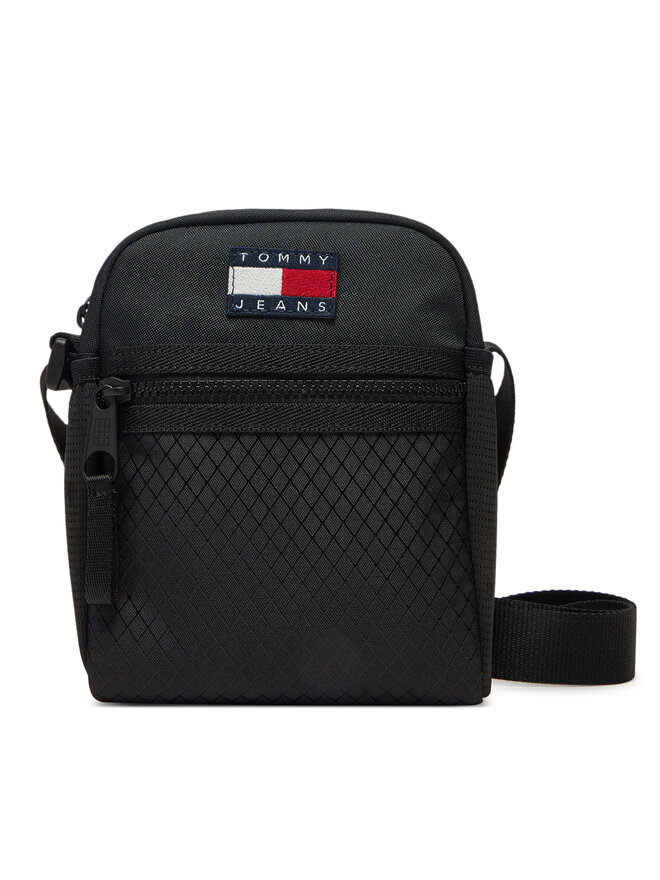 Tommy Jeans Плоска сумка Tommy Jeans Tjm Archive Reporter AM0AM13397 Чорний