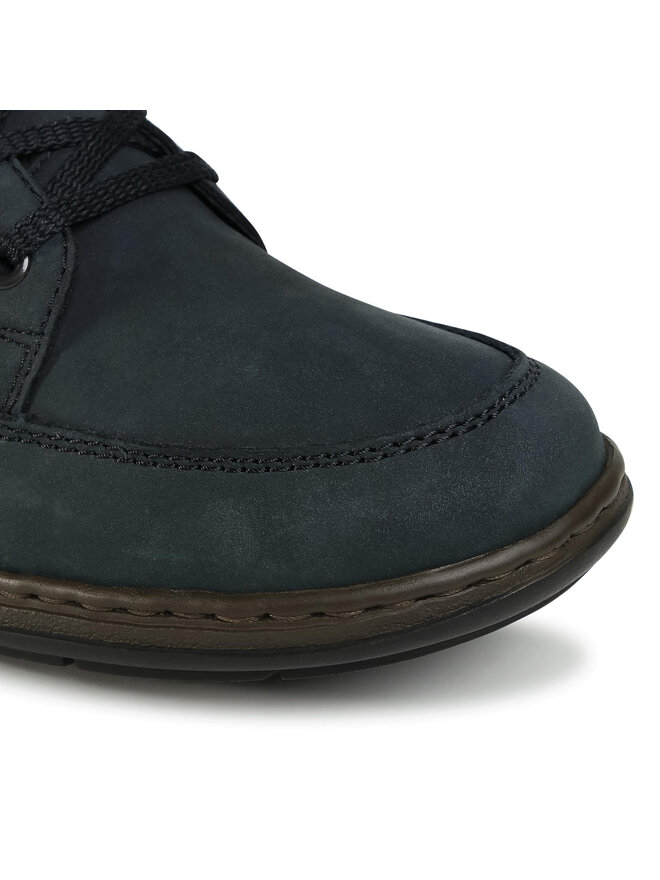 Bugatti Milko Herren Schnür Halbschuhe Blau Leder