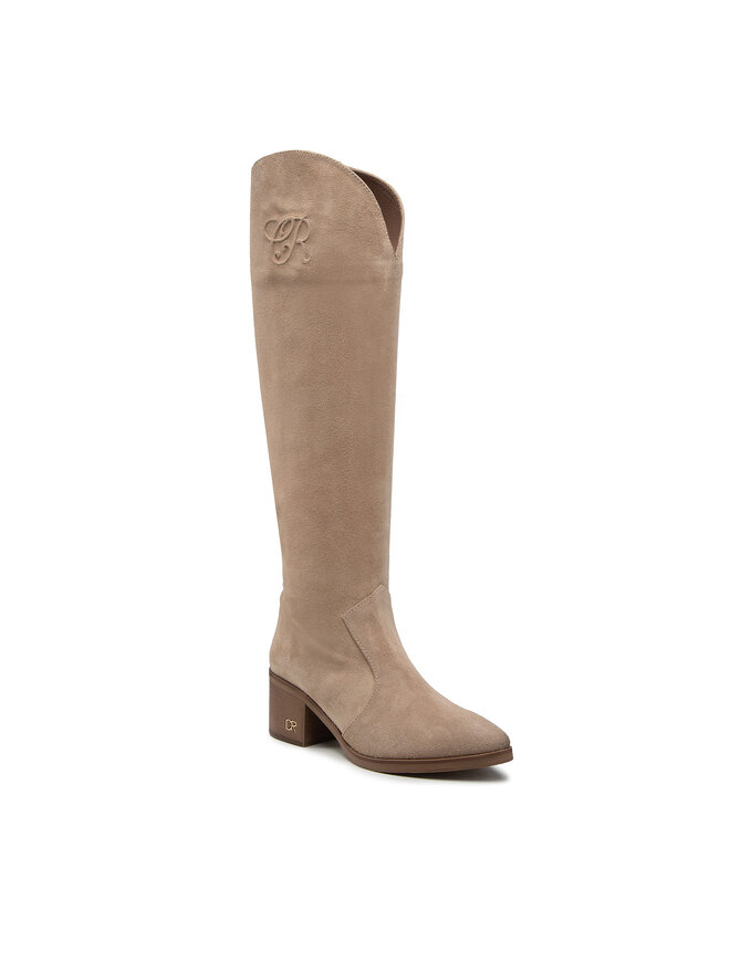 Kozaki Carinii B8355 Beżowy