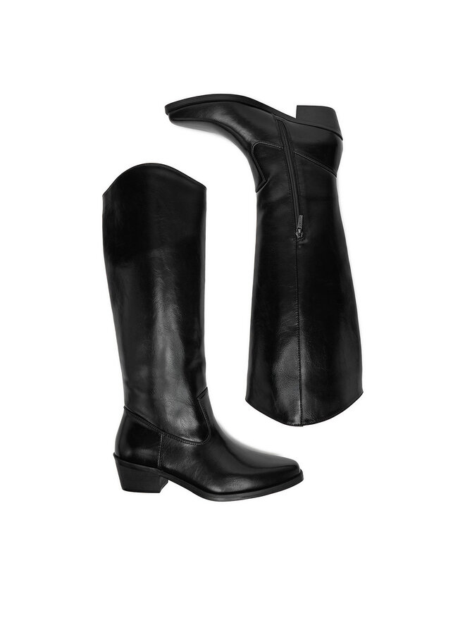 Kozaki JENNY CEO-HY5869S-2 Czarny | eobuwie.com.pl