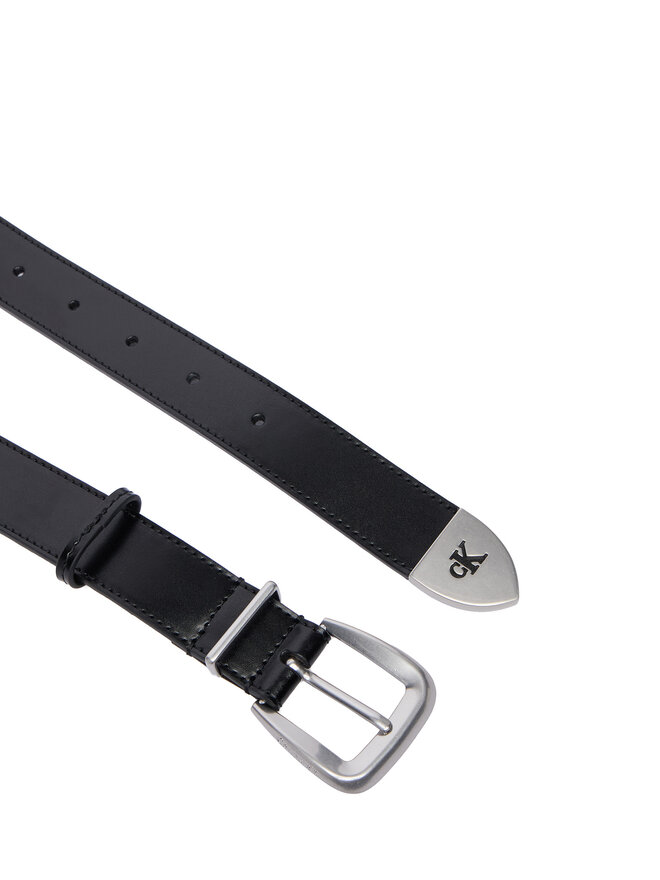 Calvin Klein Damengürtel Calvin Klein Hw End Tip Buckle LV04F7092G Schwarz