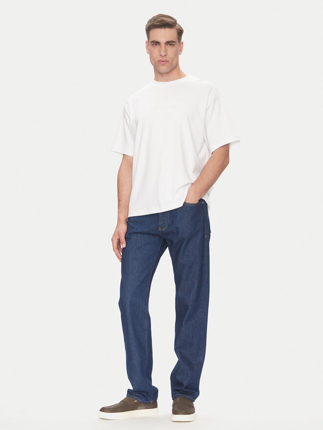 Calvin Klein Calvin Klein T-Shirt LV04LC206G Λευκό Relaxed Fit