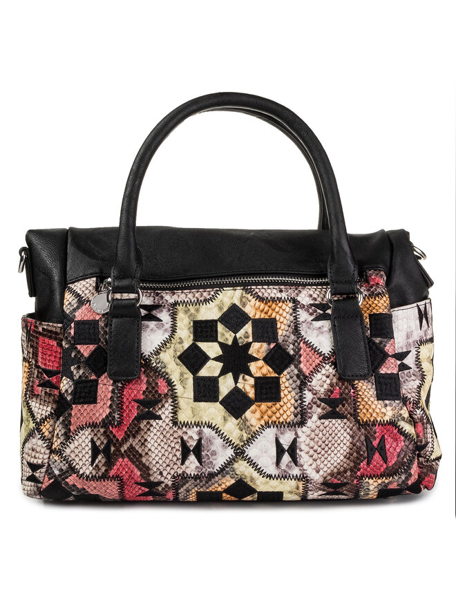 Desigual Handtasche Desigual 19WAXPDV Schwarz