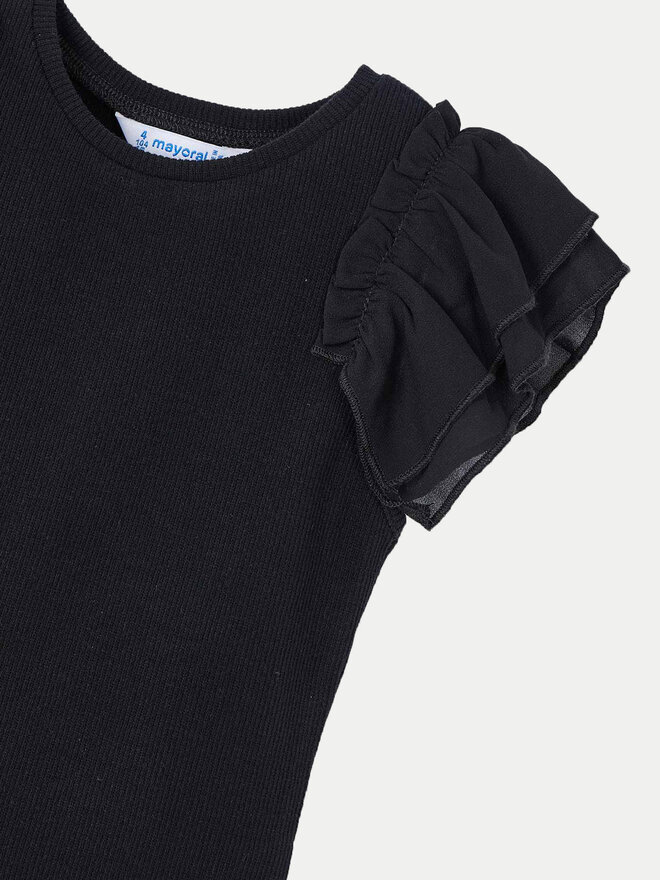 Mayoral Mayoral T-Shirt 3013 Μαύρο Regular Fit