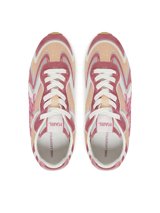 KARL LAGERFELD Sneakersy KARL LAGERFELD Venus KL65925 Růžová