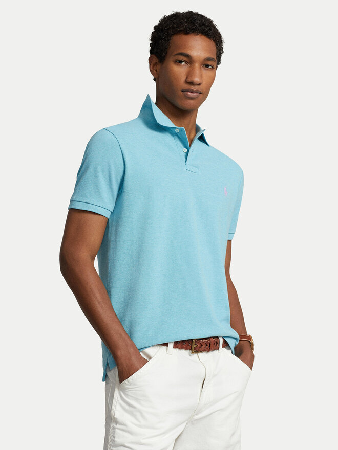 Polo Ralph Lauren Polo Ralph Lauren Poloshirt 710536856414 Himmelblau Slim Fit