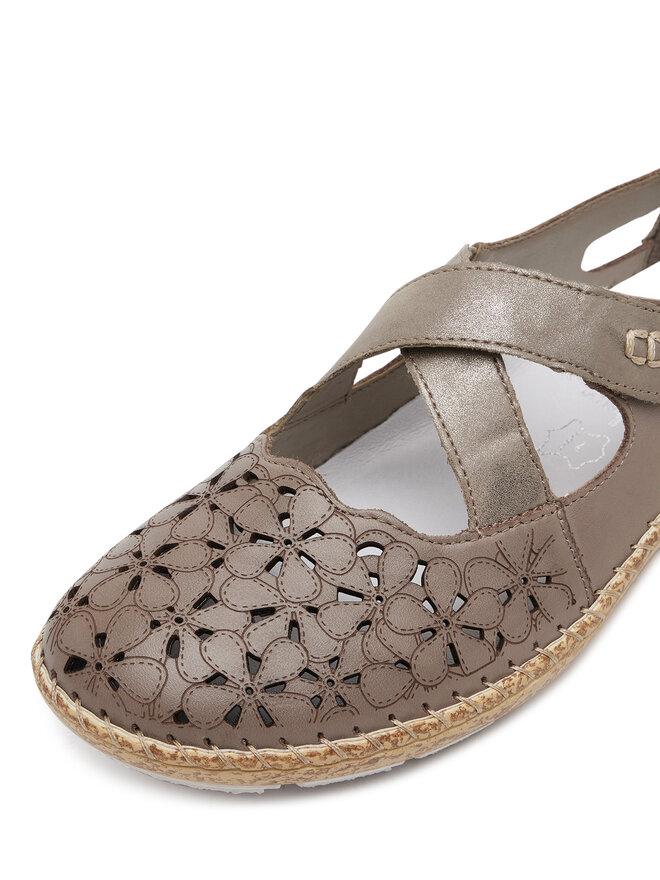 Rieker Halbschuhe Rieker 44856-64 Grau
