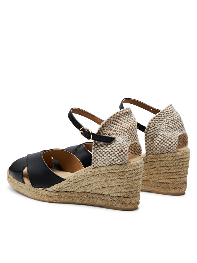 Geox Espadrilles Geox D Gelsa Low D45NGA 00085 C9999 Fekete