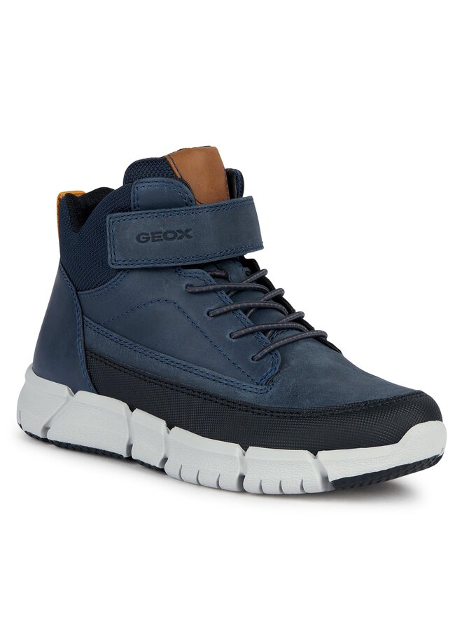Geox Čižmy Geox J Flexyper Boy J369BA 0CLFU C4002 M Tmavomodrá