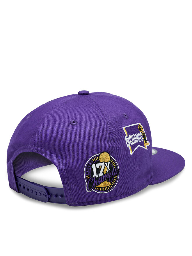 New Era Шапка с козирка New Era Champions Patch 950 Lakers 60364222 Виолетов