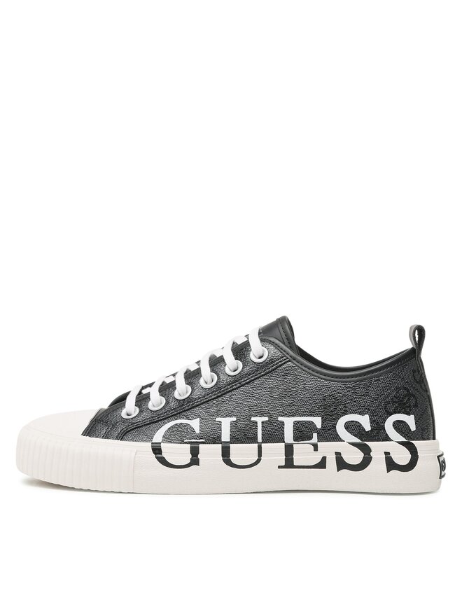 Guess Sneakers aus Stoff Guess New Winners Low FM6NWL ELL12 Grau