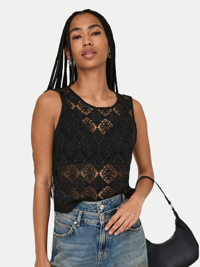 JDY JDY Felső Eva 15351499 Fekete Regular Fit