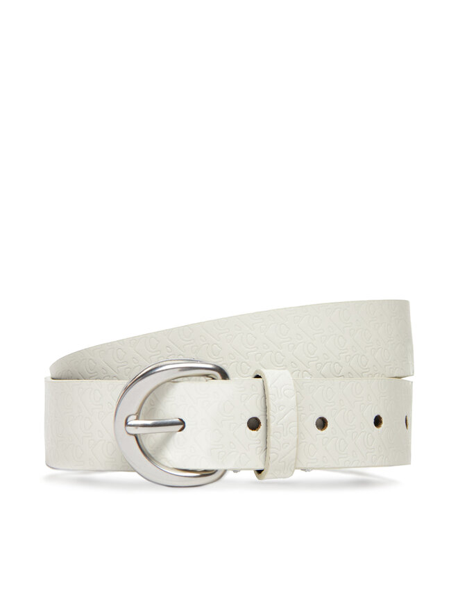 Calvin Klein Ζώνη Γυναικεία Calvin Klein Classic Buckle Aop 30Mm LV04K7019G Λευκό