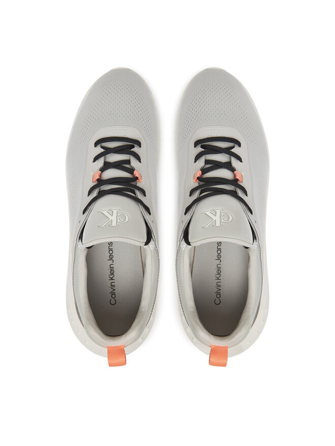 Calvin Klein Jeans Сникърси Calvin Klein Jeans Eva Runner Tech Knit YM0YM01293 Сив
