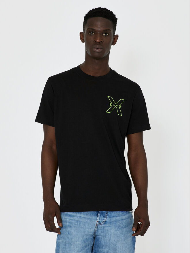 Richmond X Richmond X T-Shirt Rached UMP24031TS Μαύρο Regular Fit