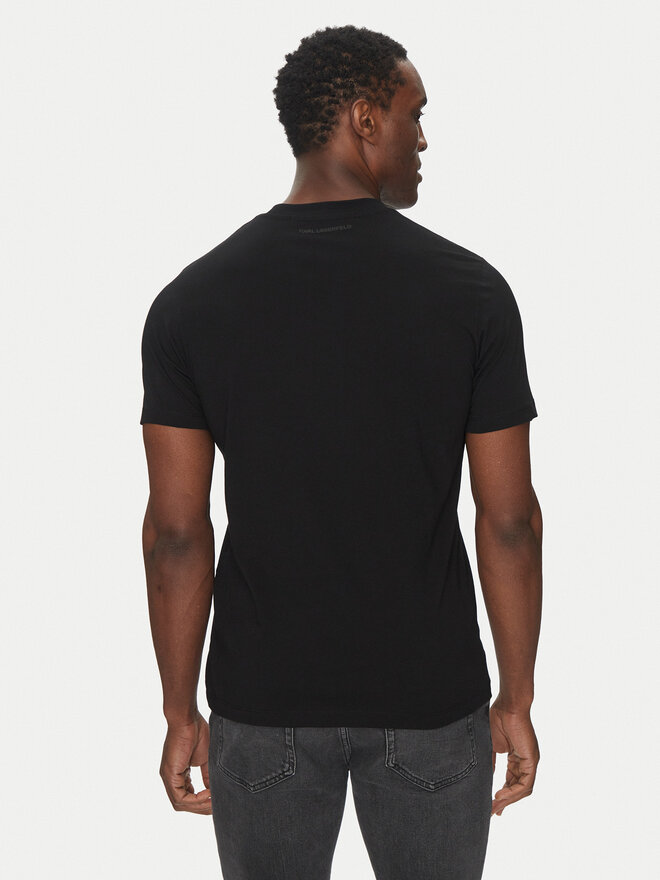 KARL LAGERFELD KARL LAGERFELD T-Shirt 755710 500224 Μαύρο Regular Fit