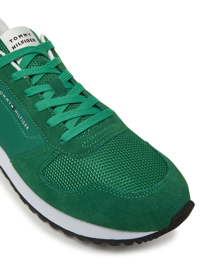 Tommy Hilfiger Sneakersy Tommy Hilfiger New Eva Runner Summer Nylon Pop FM0FM05427 Zielony