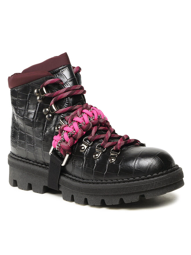 PINKO Schnürstiefeletten Pinko Zenzero Scarpa AI 22-23 BLKS1 1H2134 A07K Schwarz