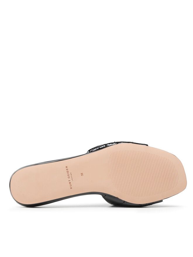 Kurt Geiger Şlapi Kurt Geiger Kensington Flat 8496100309 Negru